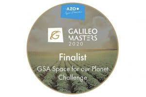 Medaille: Finalist Galileo Masters 2020: GSA Space for our Planet Challenge